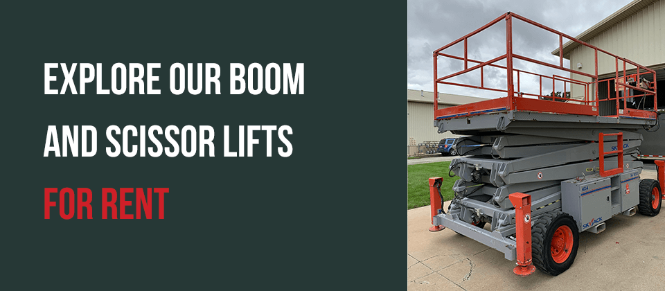 Explore Our Boom and Scissor Lifts for Rent