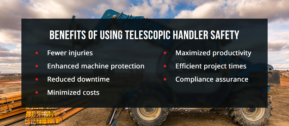 benefits of using telescopic handler safety