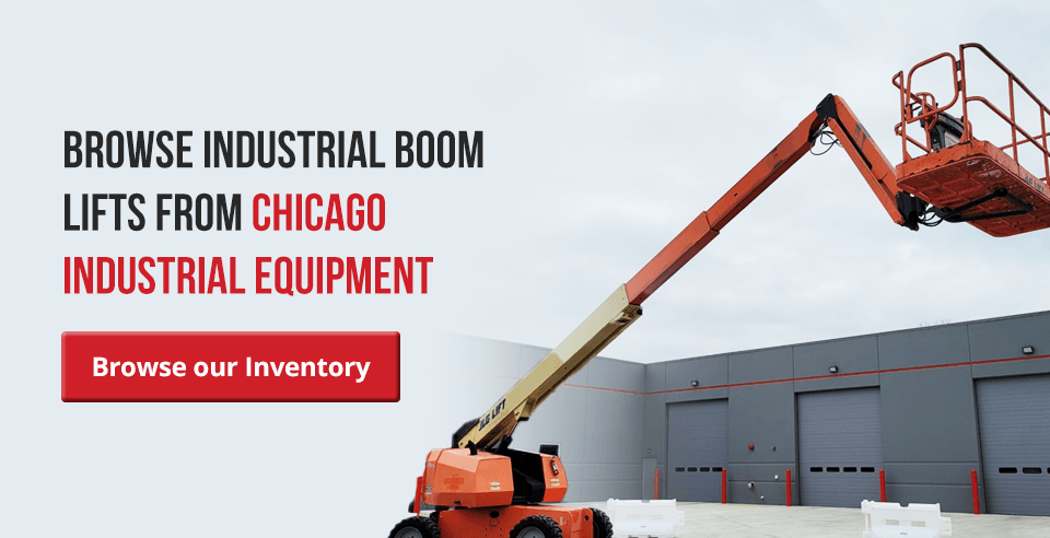 Browse Industrial Boom Lifts From Chicago Industrial Equipment